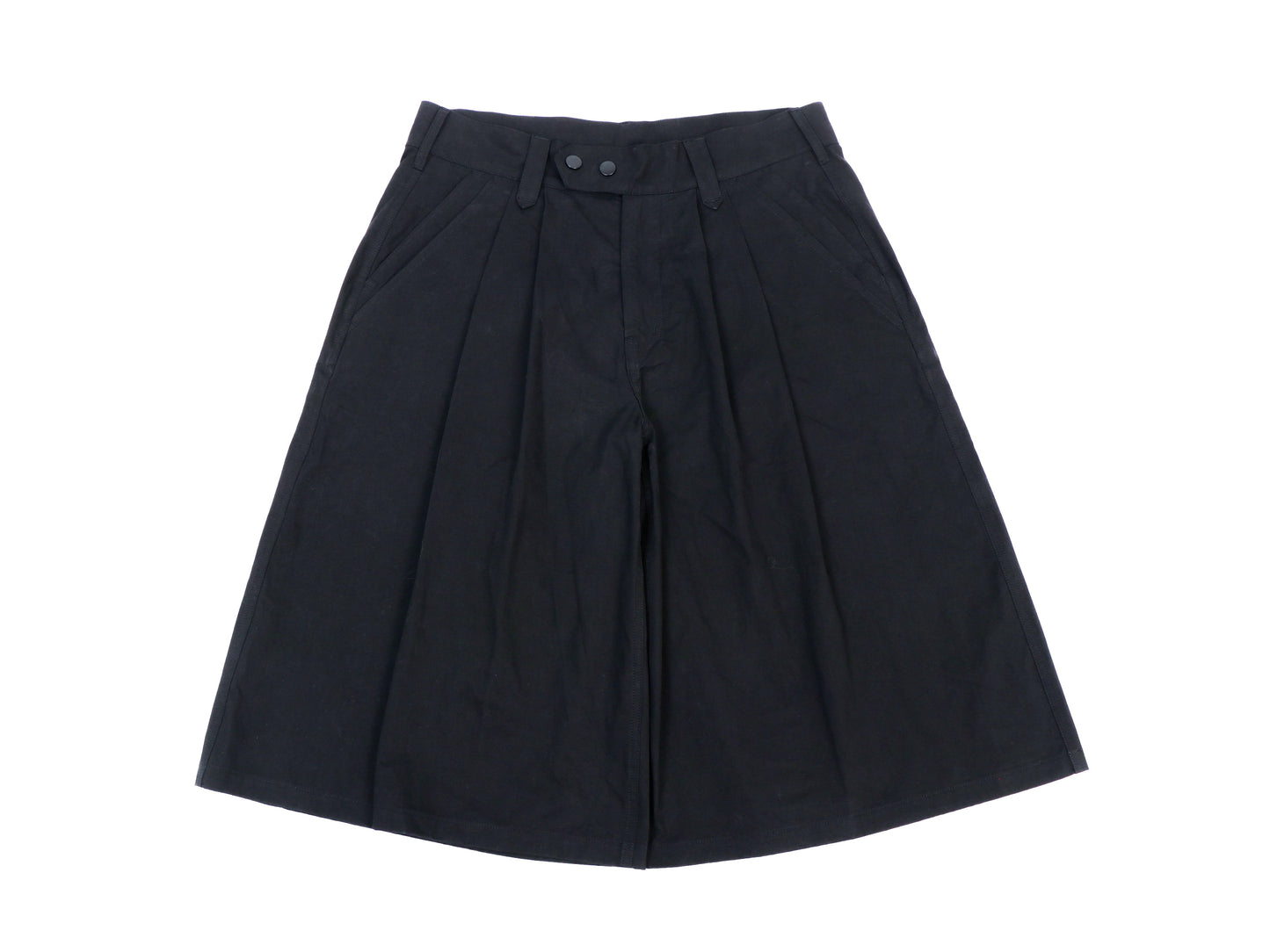 PLEATED POPLIN SHORTS