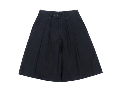 PLEATED POPLIN SHORTS