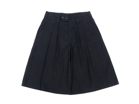 PLEATED POPLIN SHORTS