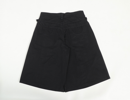 Poplin Pleated Shorts